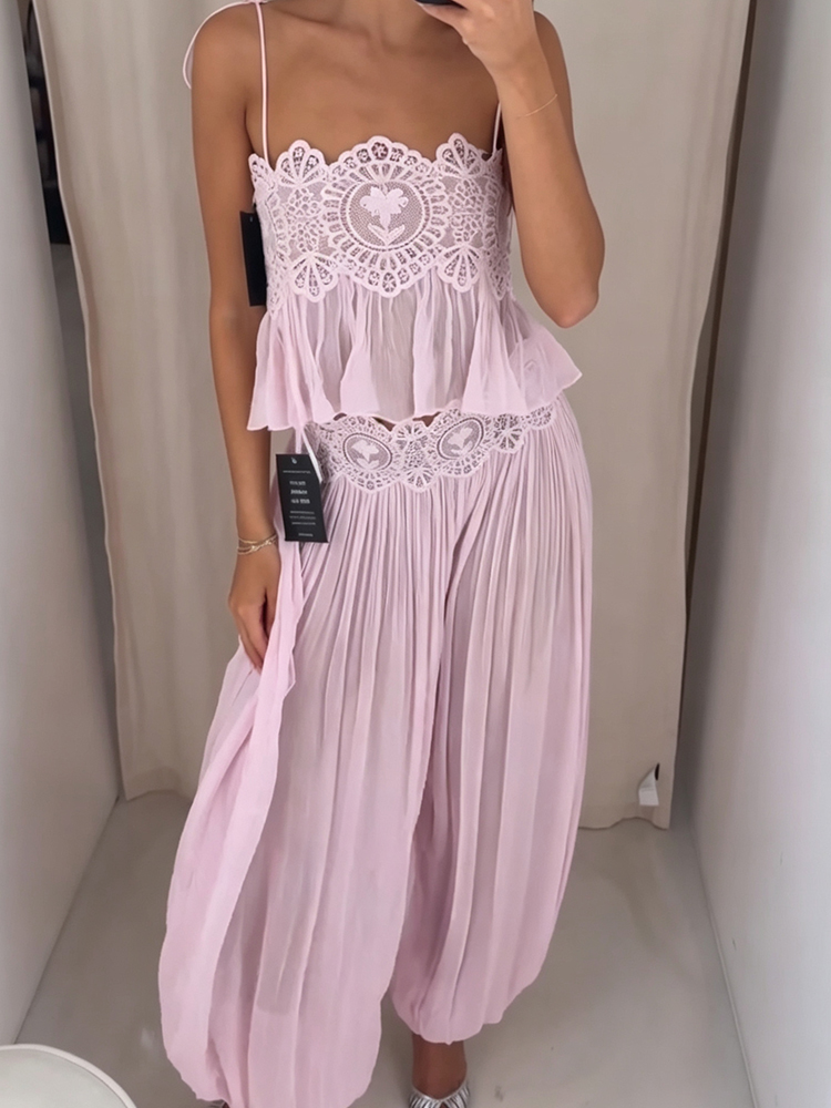 Strapless Bra Backless - Setelan Celana Musim Panas Wanita Model