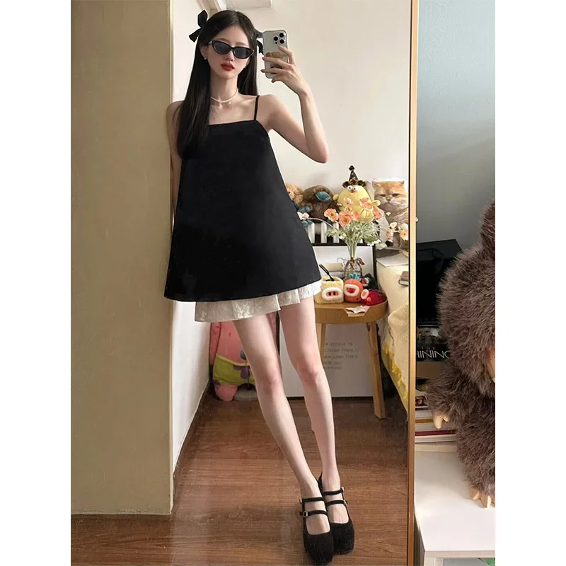 Cami Top Lace - Setelan pakaian 2 potong untuk wanita,