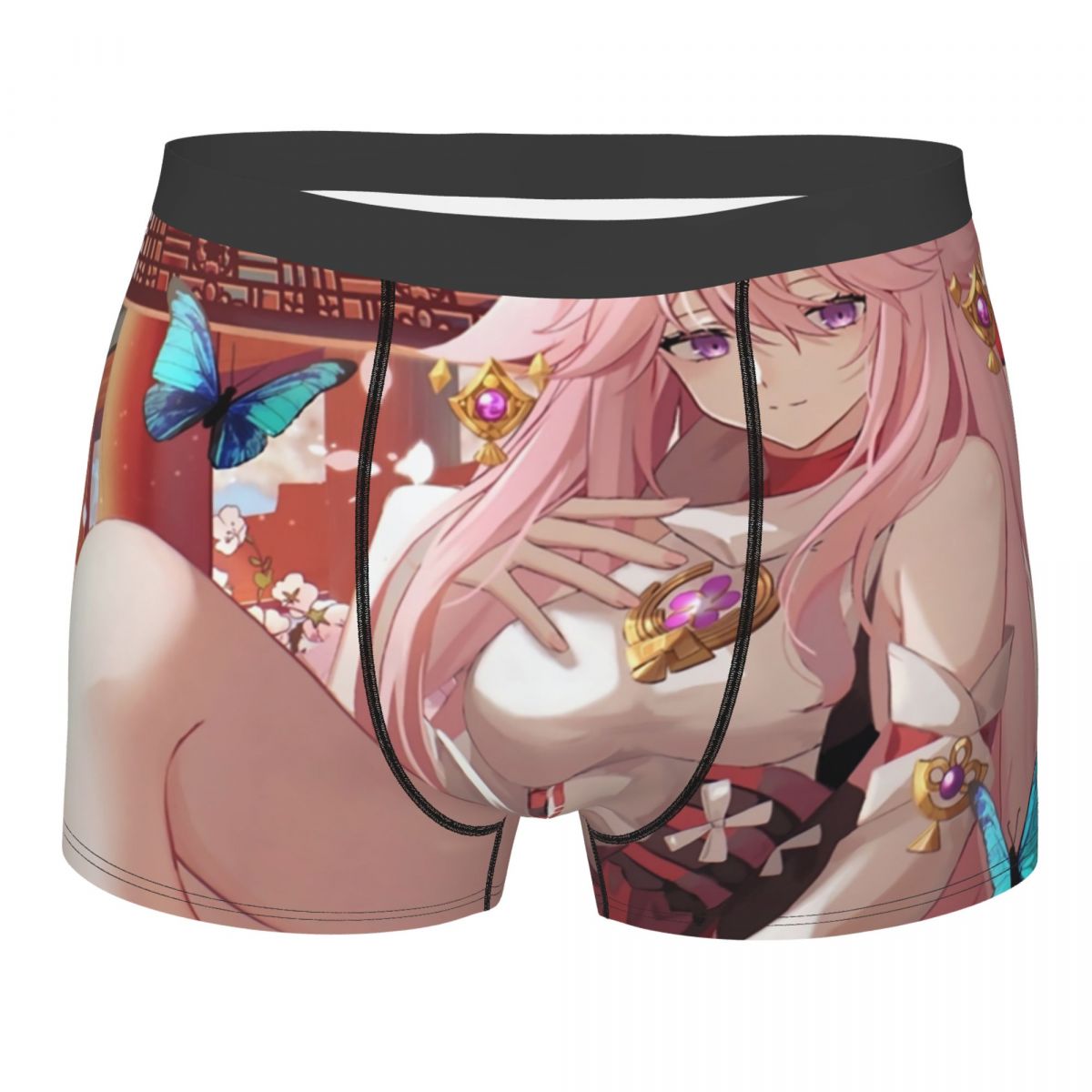 Boyshort Underwear - Genshin Impact Yae Miko Celana Pendek