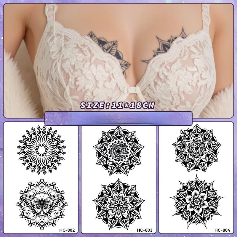Nipple Cover Pasties - Tato Temporer Herbal Payudara Pola Datura