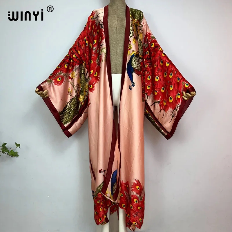 Robe Silk Women - WINYI 2026 Musim Panas Wanita Cardigan