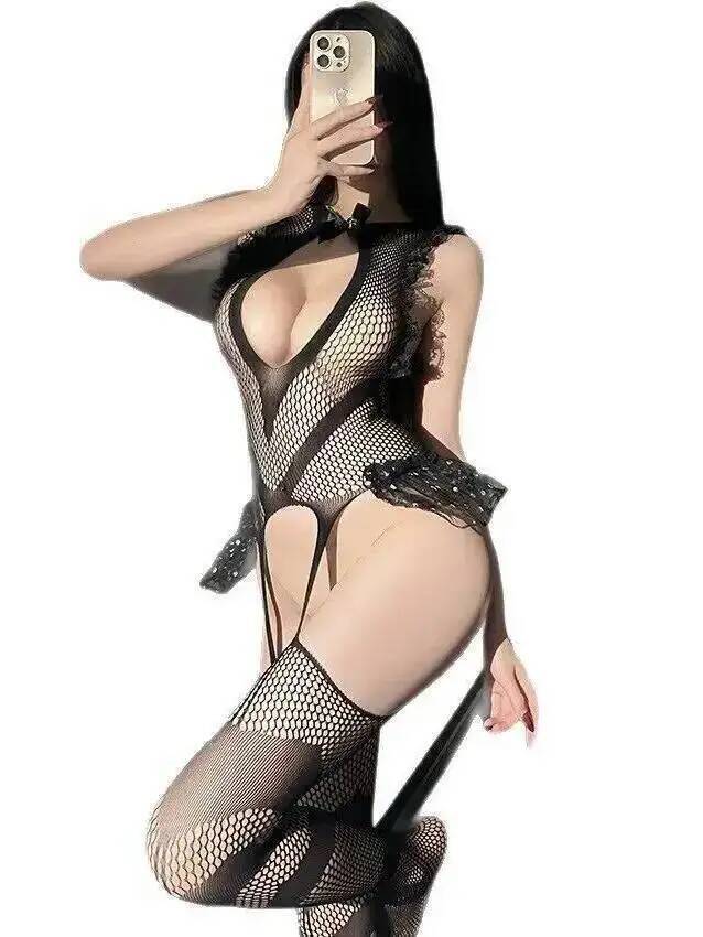 Bodystocking Jaring Ikan Beren - Bodystocking Fishnet ulasan dan harga
