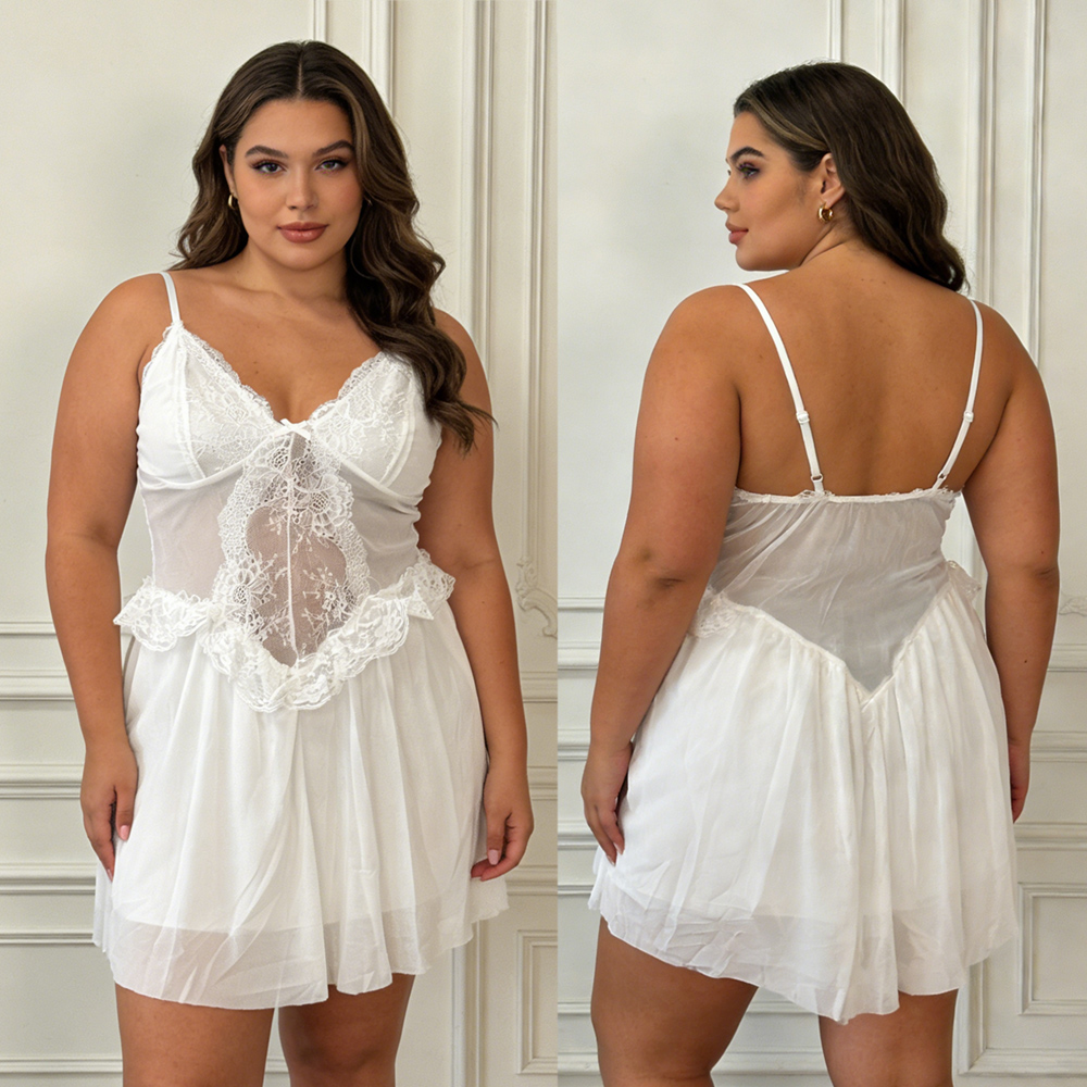 Gaun Tidur Pendek Wanita Beren - Babydoll Chemise Night ulasan dan harga