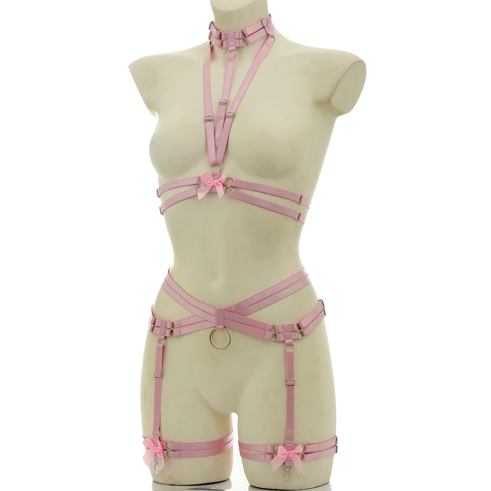 Sabuk Harness Tubuh Elastis un - Garter Belt Set ulasan dan harga