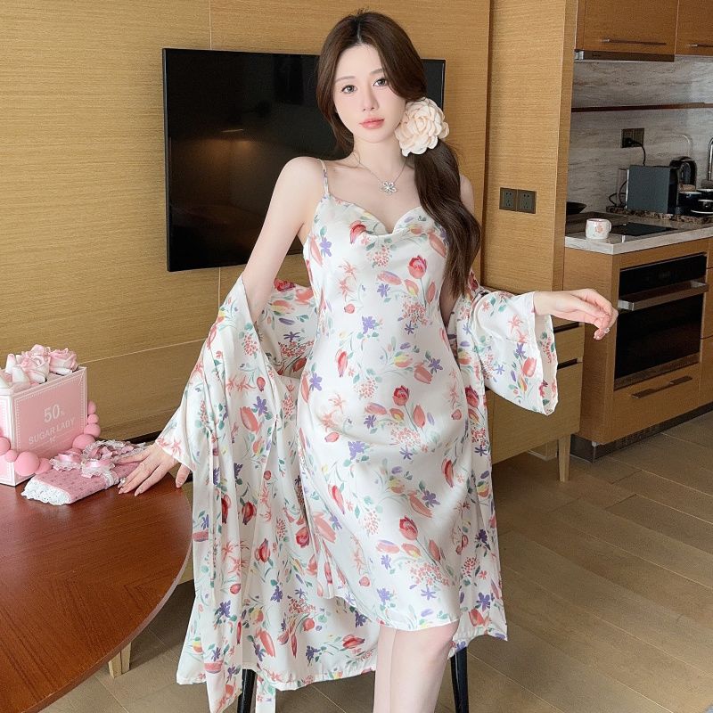 Set Dua Potong Rok Tali Belaka - Robe Silk Women ulasan dan harga