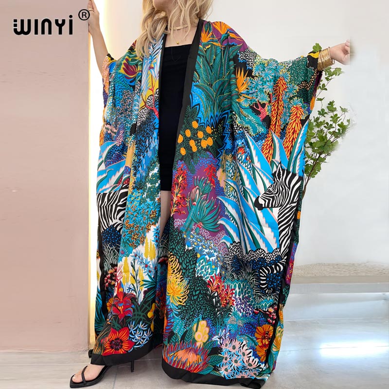 WINYI Kimono Timur Tengah Afri - Robe Silk Women ulasan dan harga