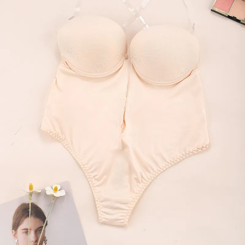 Bra Pembentuk Tubuh Wanita Tan - Shapewear Bodysuit Firm ulasan dan harga