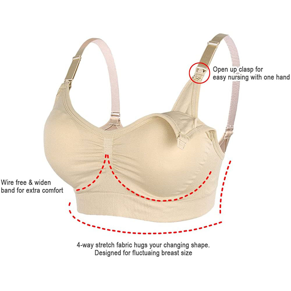 Bra ibu menyusui ibu hamil, Br - Nursing Bra Sleep ulasan dan harga