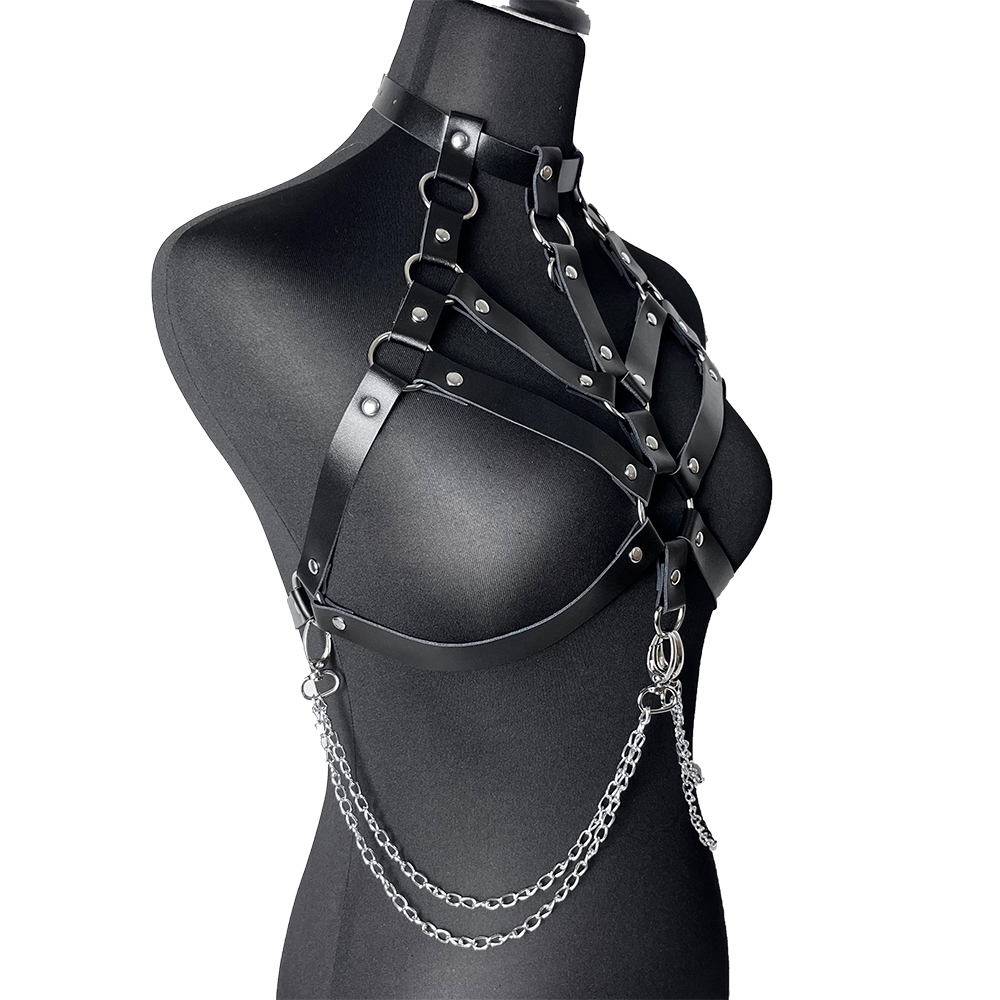 Rantai dengan Lingerie kulit p - Garter Belt Set ulasan dan harga