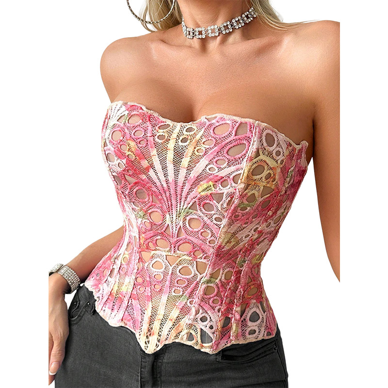 Korset Seksi Berbahan Tipis da - Cami Top Lace ulasan dan harga
