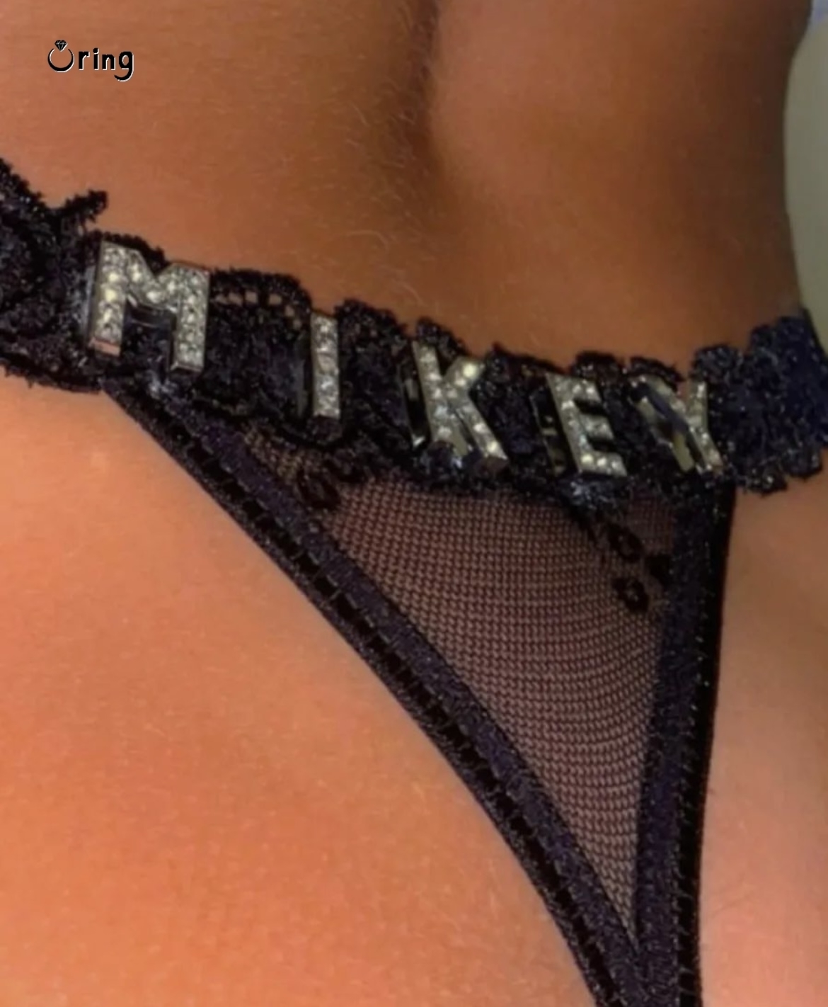 Tali kustom dengan nama untuk  - Thong Bikini Women ulasan dan harga