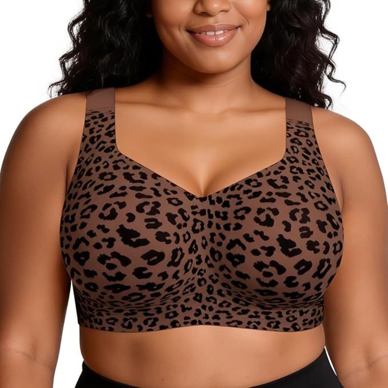Leopard Jelly Bras Tanpa Kawat - Push Up Bra Padded ulasan dan harga