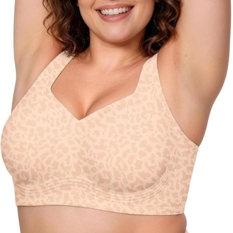 Leopard Jelly Bras Tanpa Kawat - Push Up Bra Padded ulasan dan harga