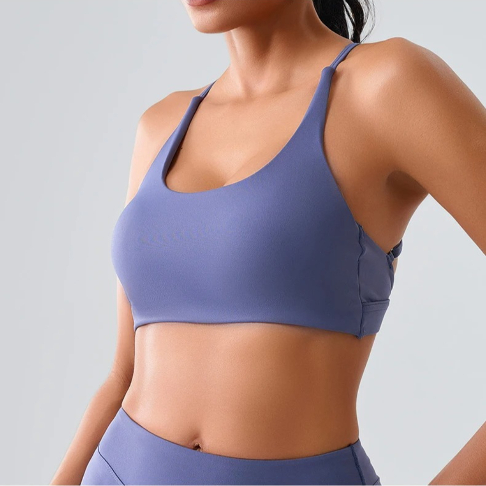 Sport Bra Halter Wanita High S - Push Up Bra Padded ulasan dan harga