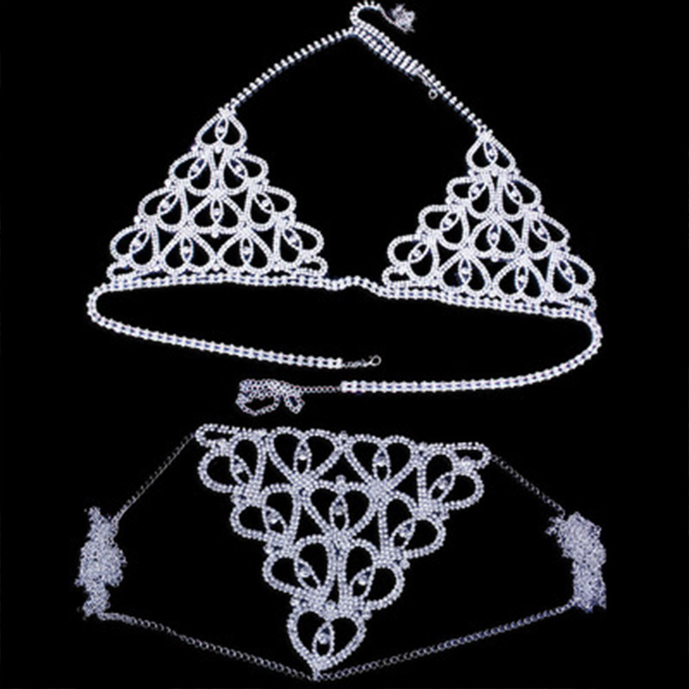 Set Thong Bra Hati berlian imi - Thong Bikini Women ulasan dan harga