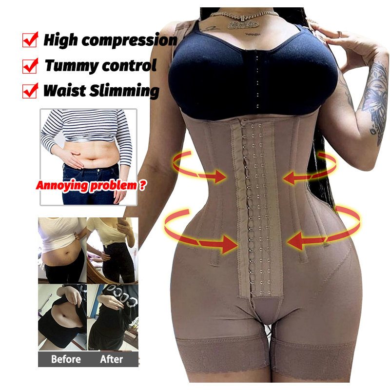Fajas korset Colombia Post Lip - Shapewear Bodysuit Firm ulasan dan harga
