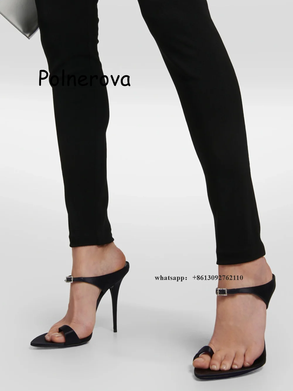 Sandal Flip Flop jari terbuka  - Slip Dress Satin ulasan dan harga