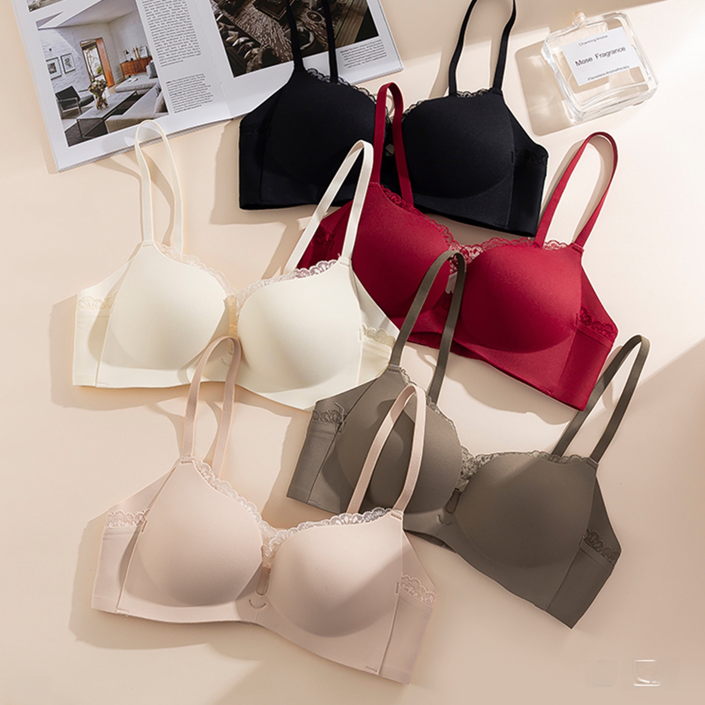 Set Bra Tanpa Kawat KUCLUT Lac - Seamless Underwear Women ulasan dan harga