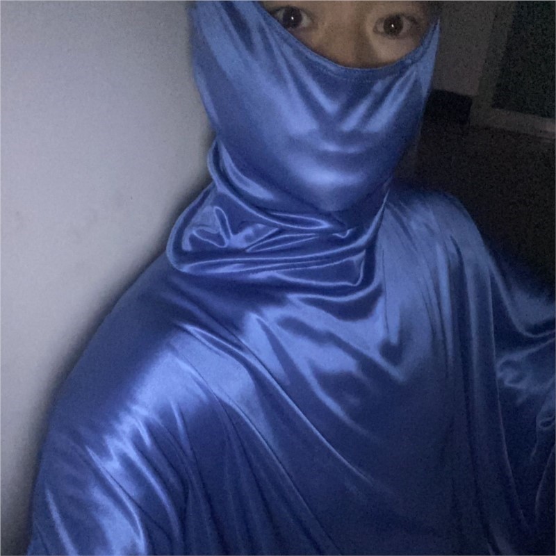 Gaun Maxi Berkerudung Bahan Si - Robe Silk Women ulasan dan harga