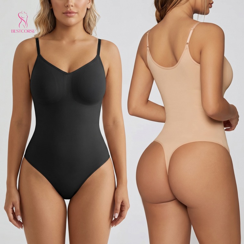 XS 3XL setelan tubuh tanpa kel - Shapewear Bodysuit Firm ulasan dan harga