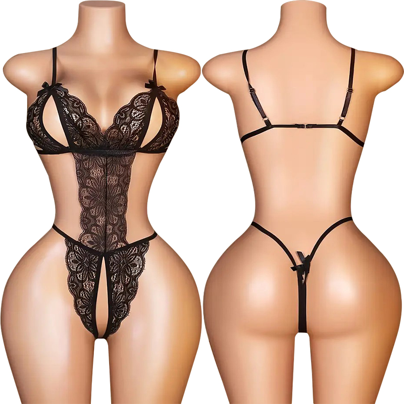 Lingerie Seksi Tanpa Crotch un - Lace Teddy Lingerie ulasan dan harga